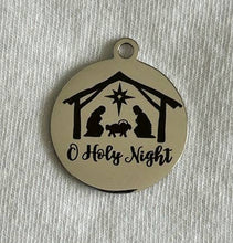 Load image into Gallery viewer, Vintage White Hobnail Candle with Winter/Holiday-Theme Charm: Balsam Fir / Christmas Tree