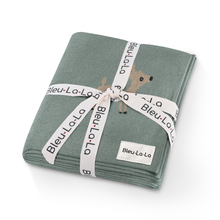 Load image into Gallery viewer, 100% Luxury Cotton Swaddle Receiving Baby Blanket - Deer: Sage