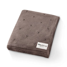 Load image into Gallery viewer, 100% Organic Cotton Pointelle Swaddle Receiving Baby Blanket: Ballet Slippers