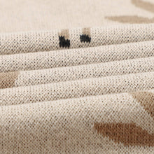 Load image into Gallery viewer, 100% Luxury Cotton Swaddle Receiving Baby Blanket - Deer: Sage