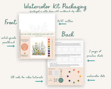 Load image into Gallery viewer, All-In-One Watercolor Paint Set - Desert Bloom