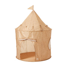 Load image into Gallery viewer, Kids Play Tent Castle with Recycled Fabric - Prints: Blueberry Ivory