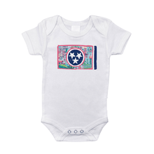 Load image into Gallery viewer, Tennessee Flag Baby Onesie: