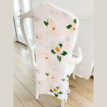 Load image into Gallery viewer, Southern Magnolia Baby Muslin Swaddle Receiving Blanket Breathable and Lightweight