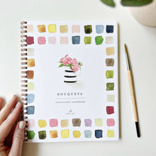 Load image into Gallery viewer, Bouquets watercolor workbook