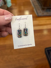 Load image into Gallery viewer, Skinny Mini Featherwood Earrings