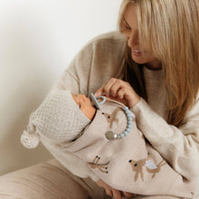 Load image into Gallery viewer, 100% Luxury Cotton Swaddle Receiving Baby Blanket - Deer: Sage