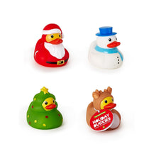 Load image into Gallery viewer, Holiday Buddies Light Up Rubber Duckie
