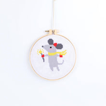 Load image into Gallery viewer, Holiday Cross Stitch Embroidery Craft Kit