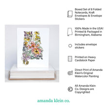Load image into Gallery viewer, Tennessee Iris State Flower Notecard Set