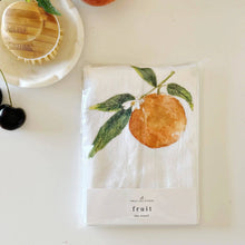 Load image into Gallery viewer, Fruit cotton flour sack tea towel