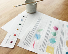 Load image into Gallery viewer, All-In-One Watercolor Paint Set - Ranunculus Blooms