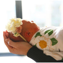 Load image into Gallery viewer, Southern Magnolia Baby Muslin Swaddle Receiving Blanket Breathable and Lightweight