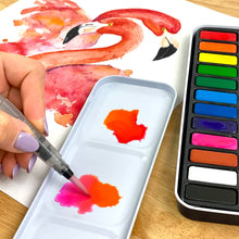 Load image into Gallery viewer, Watercolor Travel Tin