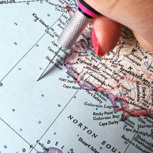 Load image into Gallery viewer, Custom Map Keychain Personalized Key Chain Map Key Holder