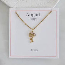 Load image into Gallery viewer, Birth Flower Necklace