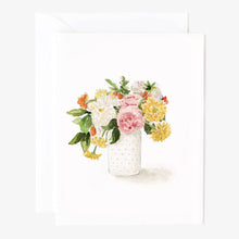 Load image into Gallery viewer, Hobnail bouquet notecards
