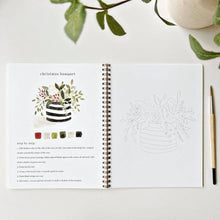 Load image into Gallery viewer, Bouquets watercolor workbook