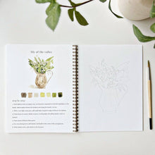 Load image into Gallery viewer, Bouquets watercolor workbook