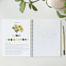 Load image into Gallery viewer, Bouquets watercolor workbook
