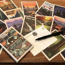 Load image into Gallery viewer, Great Smoky Mountains Deluxe Postcard Set