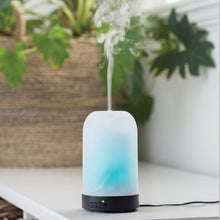 Load image into Gallery viewer, Frosted Glass Ultra Sonic Essential Oil Diffuser