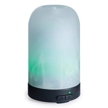 Load image into Gallery viewer, Frosted Glass Ultra Sonic Essential Oil Diffuser