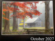 Load image into Gallery viewer, 2027 Cades Cove Calendar