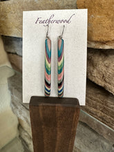 Load image into Gallery viewer, Skinny Featherwood Earrings