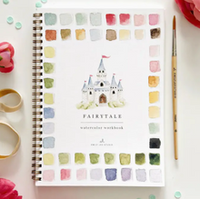 Load image into Gallery viewer, Fairytale Watercolor Workbook