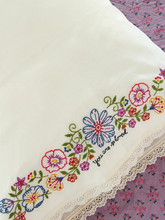 Load image into Gallery viewer, Embroidered Cotton Giving Pillowcase - You are So Loved