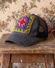 Load image into Gallery viewer, Granny Square Trucker Hat