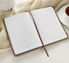 Load image into Gallery viewer, The Lord Is My Shepherd Tan Faux Leather Zippered Slimline Journal - Psalm 23:1-3