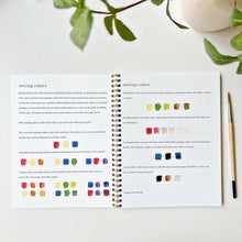 Load image into Gallery viewer, Bouquets watercolor workbook