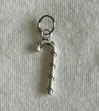 Load image into Gallery viewer, Vintage White Hobnail Candle with Winter/Holiday-Theme Charm: Balsam Fir / Christmas Tree