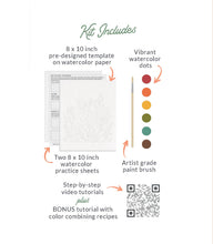 Load image into Gallery viewer, All-In-One Watercolor Paint Set - Desert Bloom