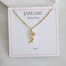 Load image into Gallery viewer, Birth Flower Necklace
