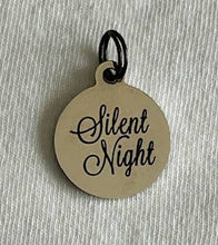 Load image into Gallery viewer, Vintage White Hobnail Candle with Winter/Holiday-Theme Charm: Balsam Fir / Christmas Tree