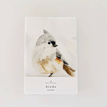 Load image into Gallery viewer, Birds cotton flour sack tea towel