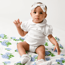 Load image into Gallery viewer, Hydrangeas Baby Muslin Swaddle Receiving Blanket Breathable and Lightweight