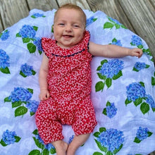 Load image into Gallery viewer, Hydrangeas Baby Muslin Swaddle Receiving Blanket Breathable and Lightweight
