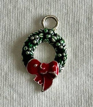 Load image into Gallery viewer, Vintage White Hobnail Candle with Winter/Holiday-Theme Charm: Balsam Fir / Christmas Tree