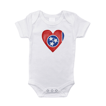 Load image into Gallery viewer, Tennessee Heart Baby Onesie Newborn Coming Home Essential: 3-6 months