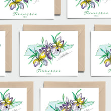 Load image into Gallery viewer, Tennessee Iris State Flower Notecard Set
