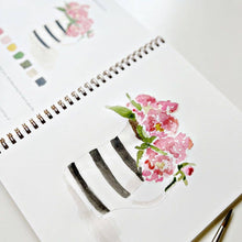 Load image into Gallery viewer, Bouquets watercolor workbook
