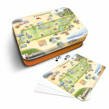 Load image into Gallery viewer, Tennessee Map Playing Cards