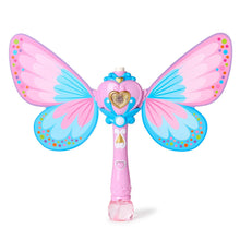 Load image into Gallery viewer, Fairy Butterfly LED Illuminating Bubble Wand Blower