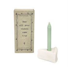 Load image into Gallery viewer, May All Your Wishes Come True Slice of Cake with Candle