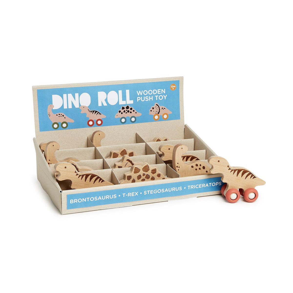 Dino Roll Wooden Toy – The Village Tinker