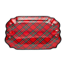 Load image into Gallery viewer, Tartan Melamine Platter